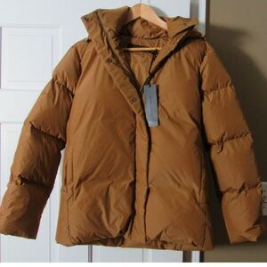 NWT Jenni Kayne $425 Down Puffer Jacker in Dark Khaki XXS 2XS